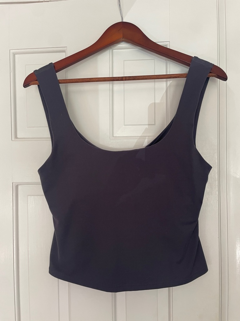 Fabletics Black Square-Neck Tank